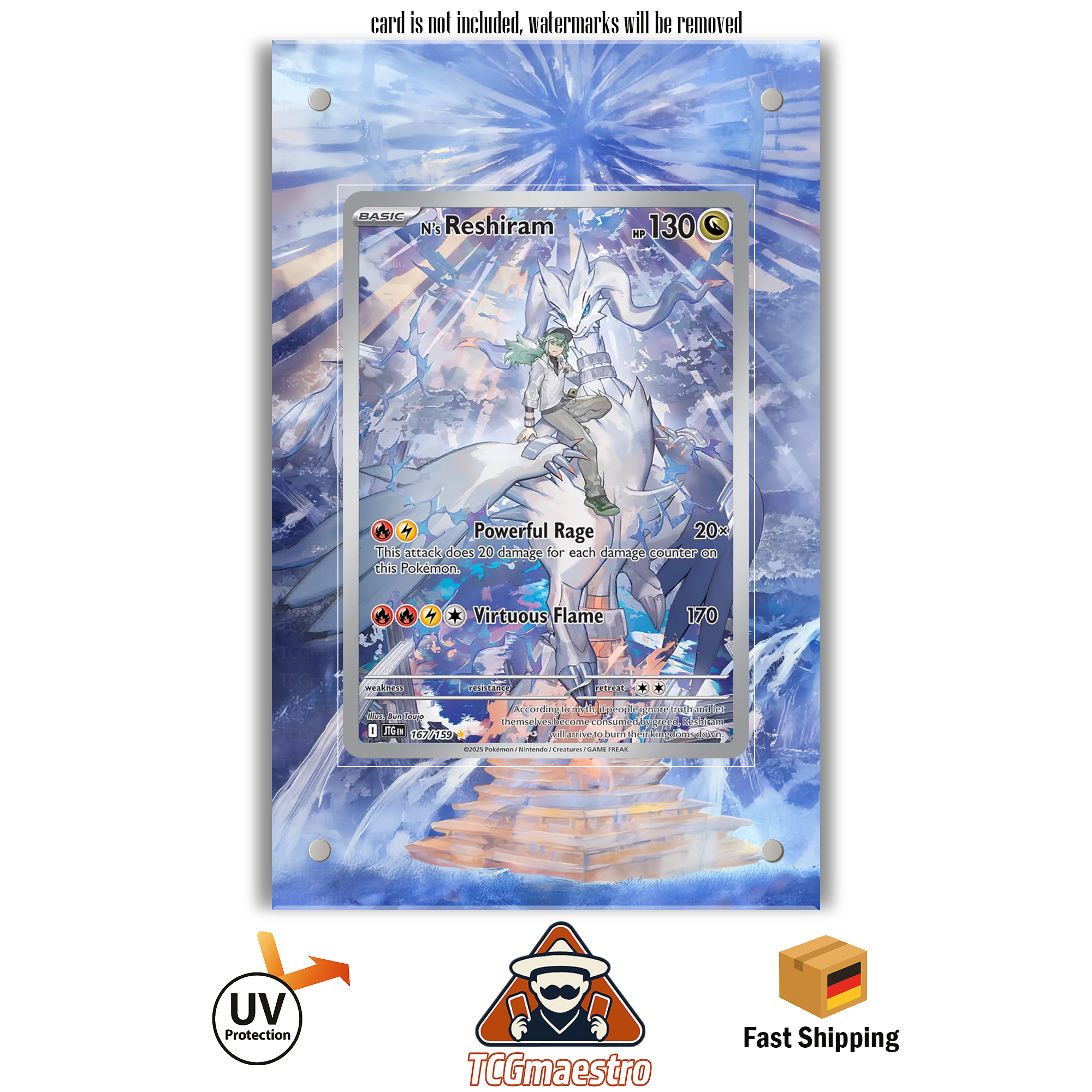 pokemon card acrylic case Pokémon Cards Extended Artwork Protector pictures are stock photos Slab Type:BGS Art Only (No Case) Mega Arceus : r/pokemon in box