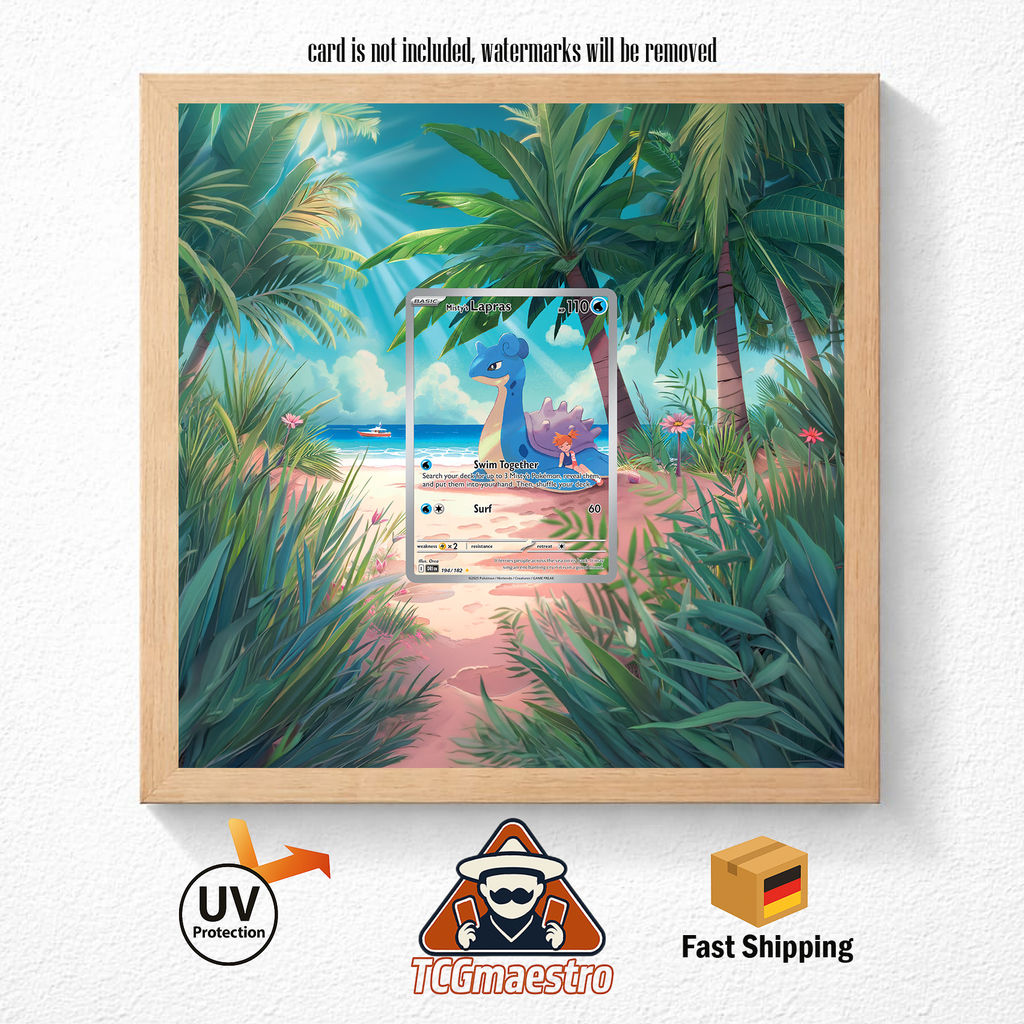 Bilderrahmen Pokémon Lapras DRI 194 Display Frame Extended Art