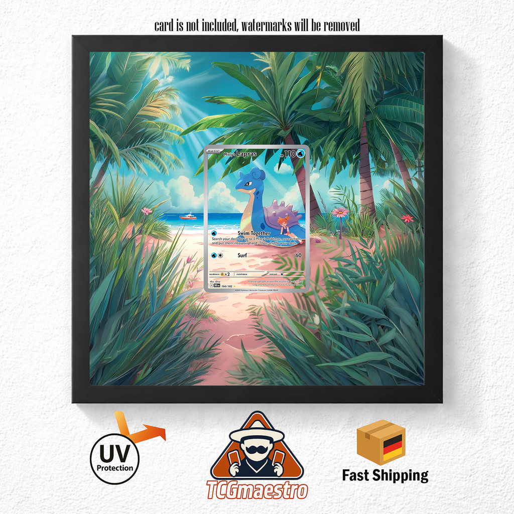 Bilderrahmen Pokémon Lapras DRI 194 Display Frame Extended Art