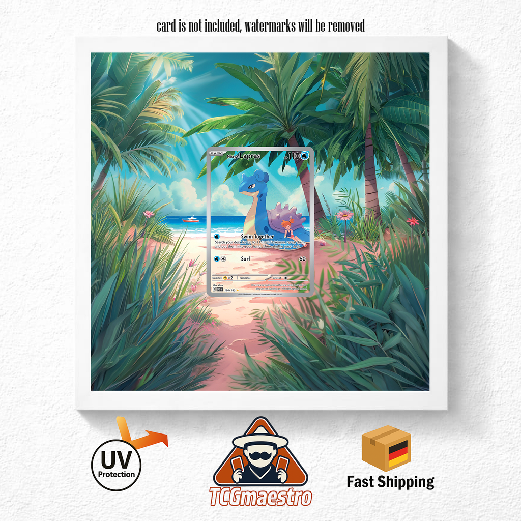 Bilderrahmen Pokémon Lapras DRI 194 Display Frame Extended Art