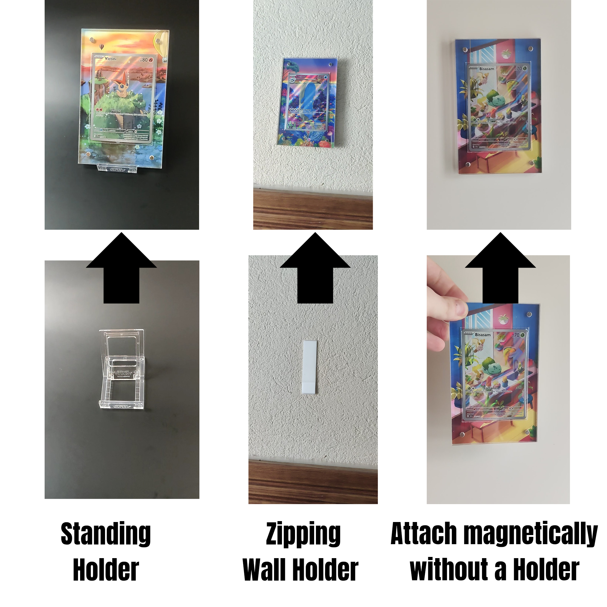 Bisaknosp Ivysaur MEG 134 Pokémon Extended Artwork Rahmen & Schutzhülle