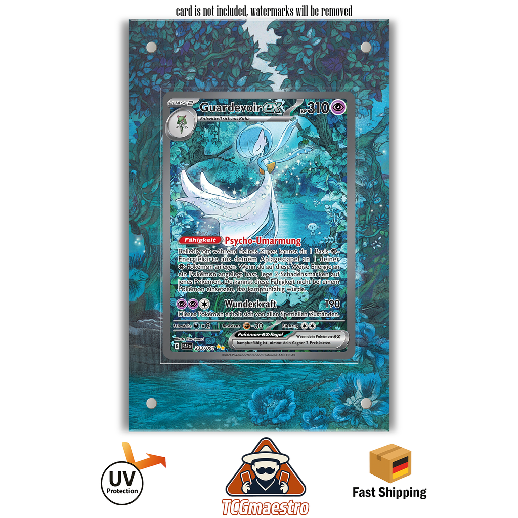 Guardevoir Gardevoir PAF 233/091 Pokémon Extended Artwork Rahmen & Schutzhülle