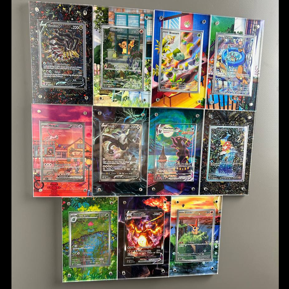 Bisaknosp Ivysaur MEG 134 Pokémon Extended Artwork Rahmen & Schutzhülle