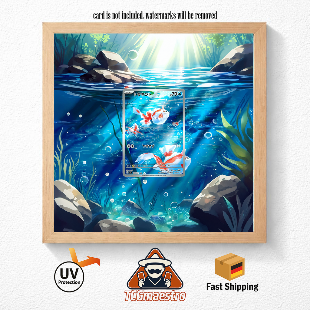 Bilderrahmen Pokémon Goldini Goldeen PBL 87 Display Art Frame